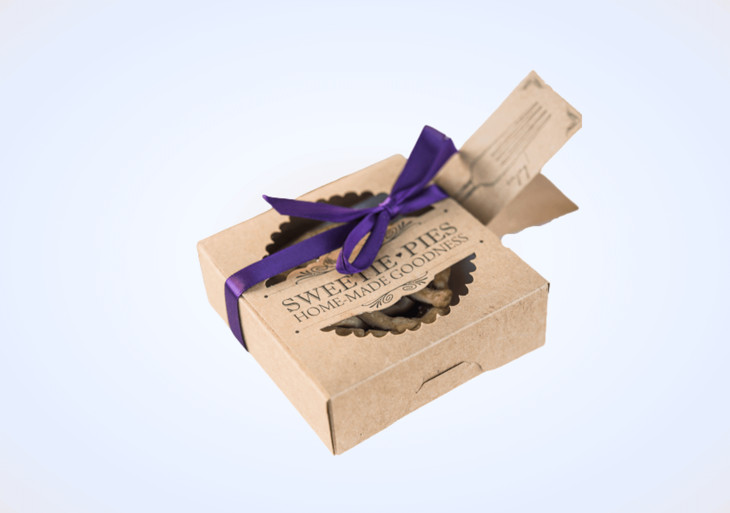 Custom Design Pie Boxes Silver Edge Packaging