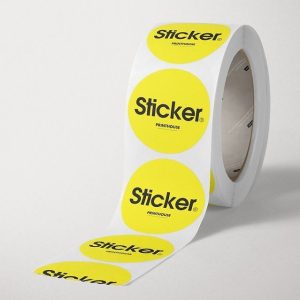 Custom Design Color Paper Sticker