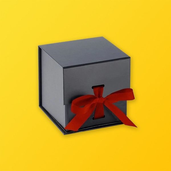 Custom Aqua Popup Gift Boxes