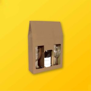 Custom Bottle Carriers with Display Window