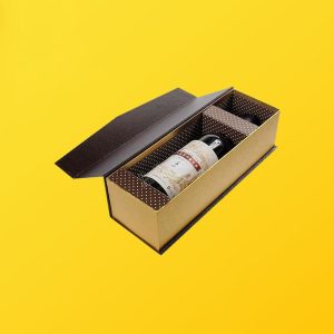 Custom Champagne Rigid Boxes with Inserts