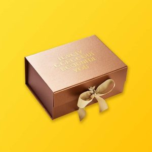 Custom Gold Foil Chocolate Boxes