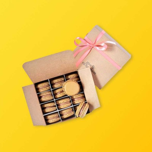 Custom Kraft Biodegradable Macaron Boxes