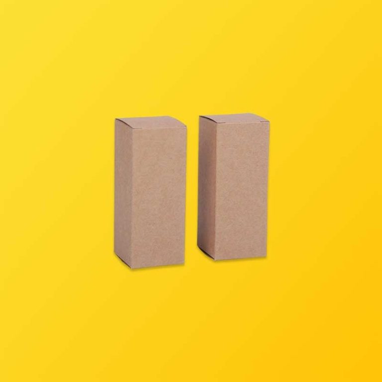 Custom Kraft Lipstick Boxes Silver Edge Packaging