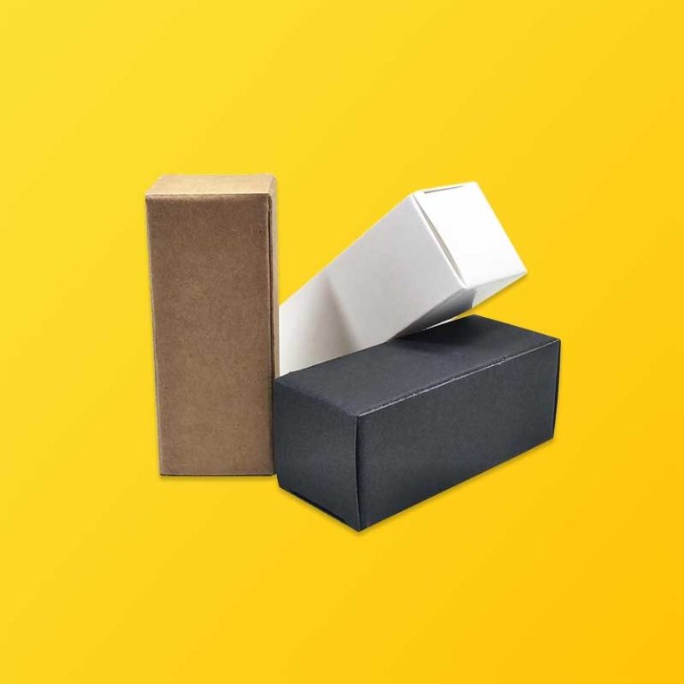 Custom Kraft Lipstick Boxes Silver Edge Packaging