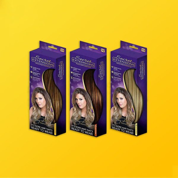 Custom Large Hair Extension Boxes With Ribbons