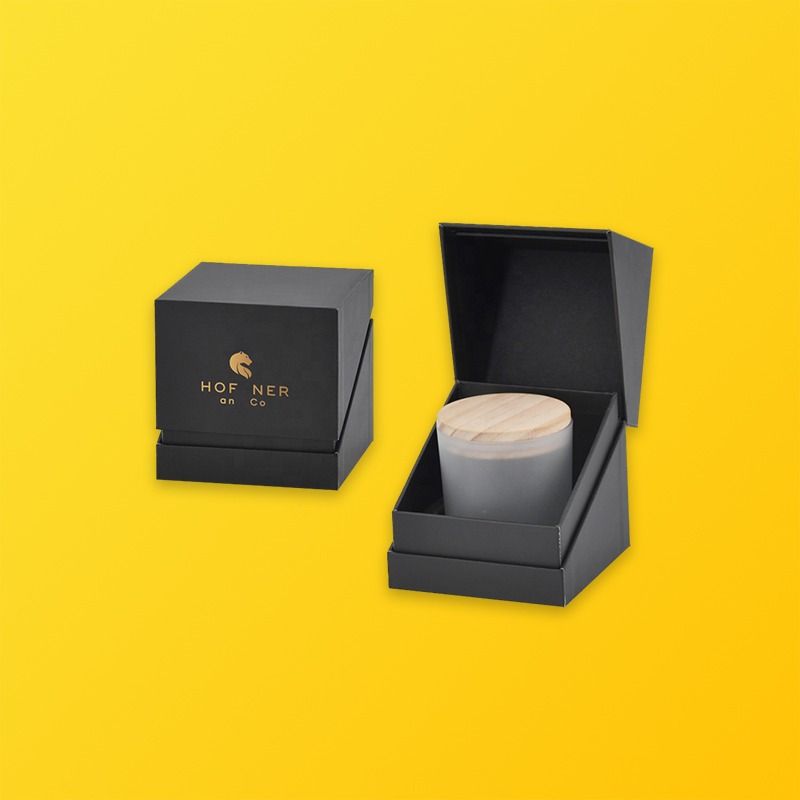 High-End Custom Printed Candle Packaging Box