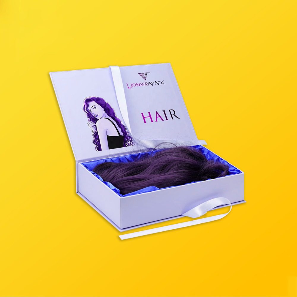 Custom Magnetic Closure Hair Extension Boxes