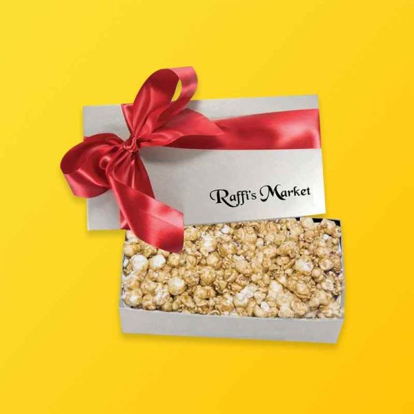 Get Custom Popcorn Gift Boxes in Bulk Silver Edge Packaging