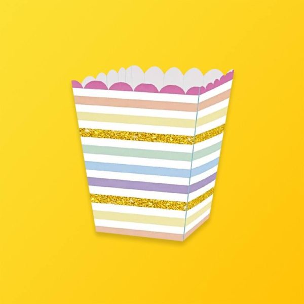 Custom Popcorn Multicolor Boxes