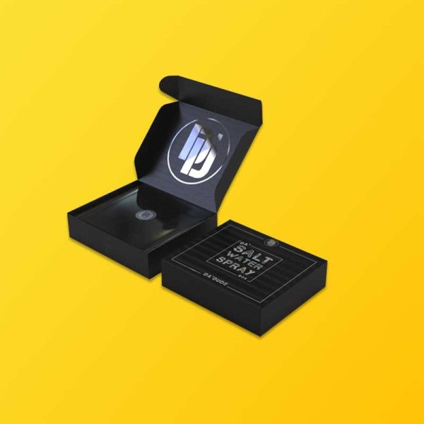 Custom UV Box Silver Edge Packaging