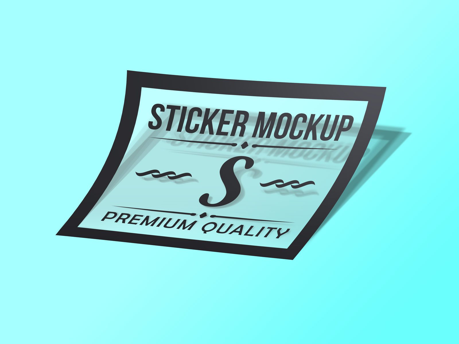 Custom Rectangular Transparent Sticker