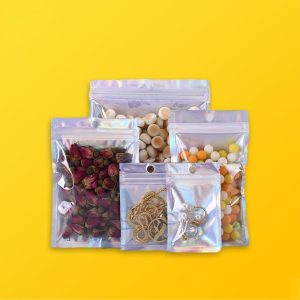 Resealable Zip Lock Foil Mylar Pouch Bag For Food Storage