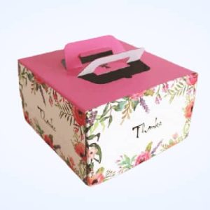 Custom Cake Boxes with Handle
