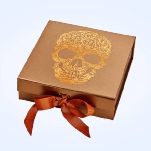 Custom Copper Medium Gift Boxes With Ribbon
