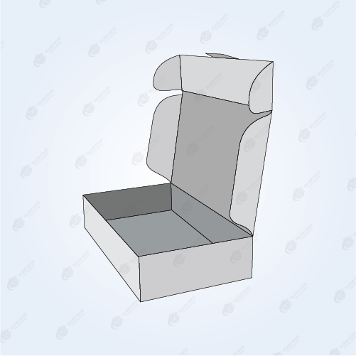 Custom Roll End Tuck Front Box Template