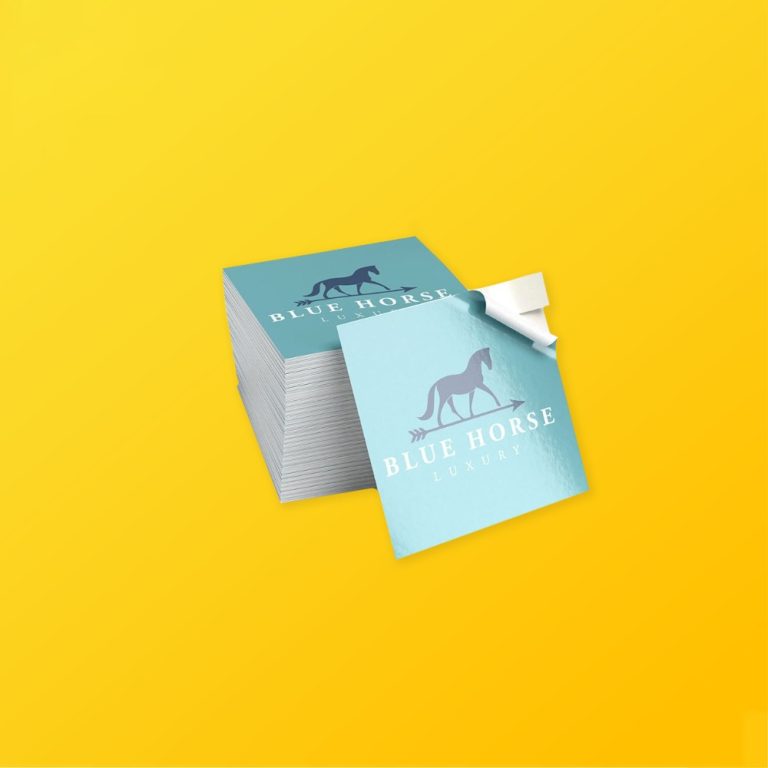 Custom Glossy Packaging Labels Silver Edge Packaging