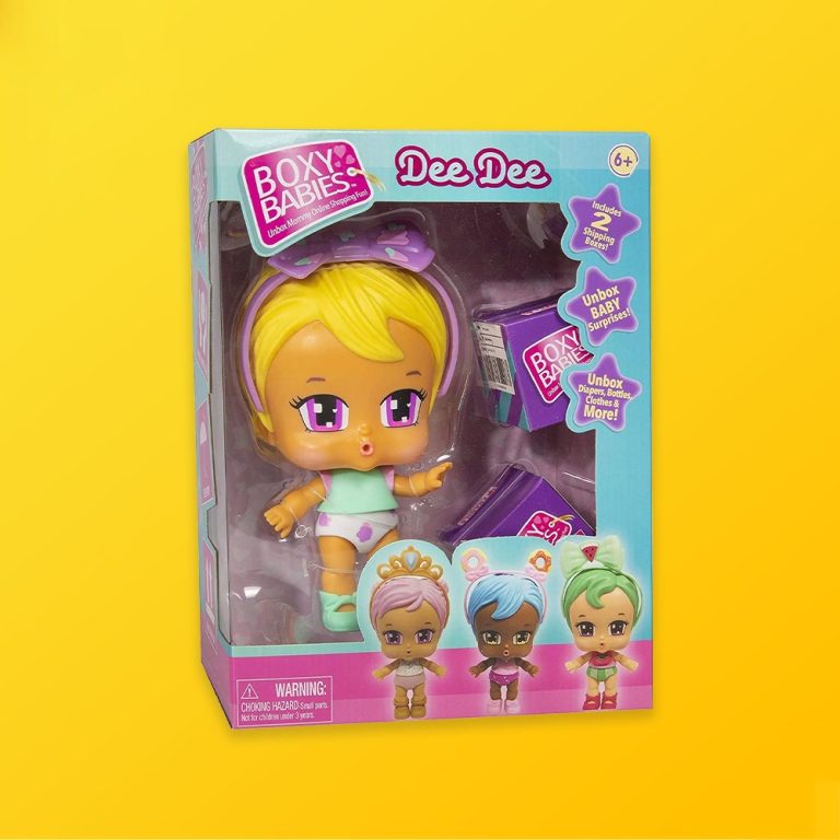 Custom Doll Shipping Boxes Silver Edge Packaging