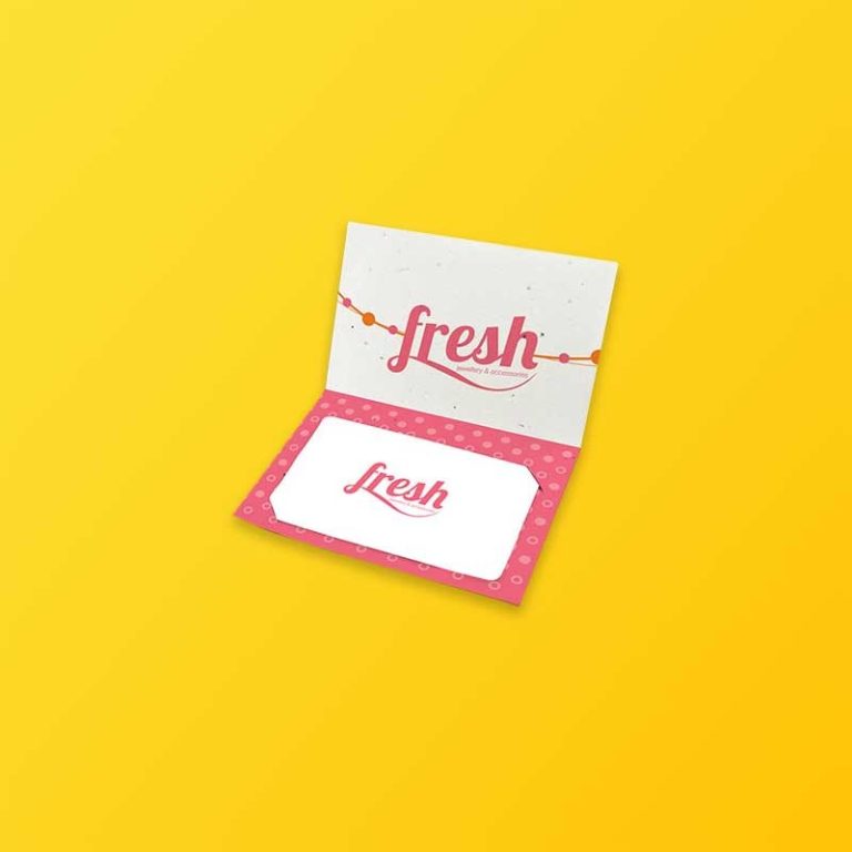 Custom Gift Card Sleeves Silver Edge Packaging