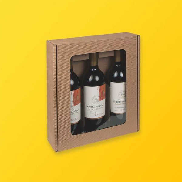 Wine Boxes with Window