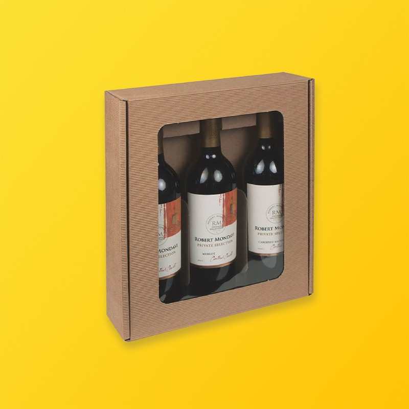 Wine Boxes with Window