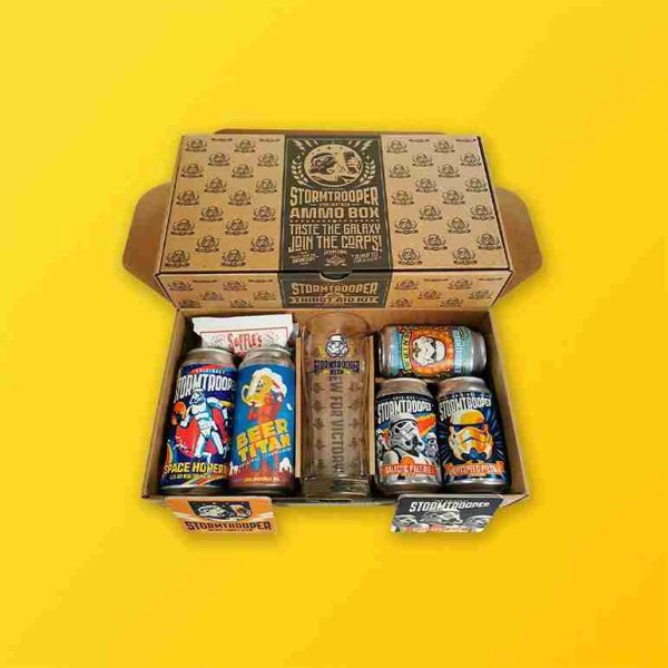 Beer Gift Box Silver Edge Packaging