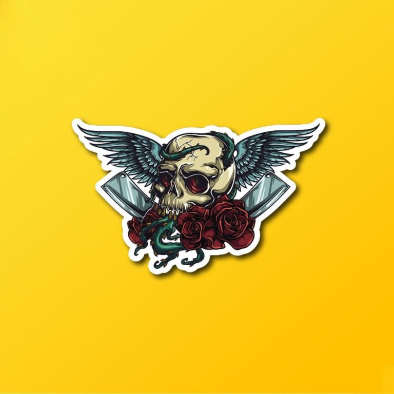 Custom Vinyl Stickers Silver Edge Packaging