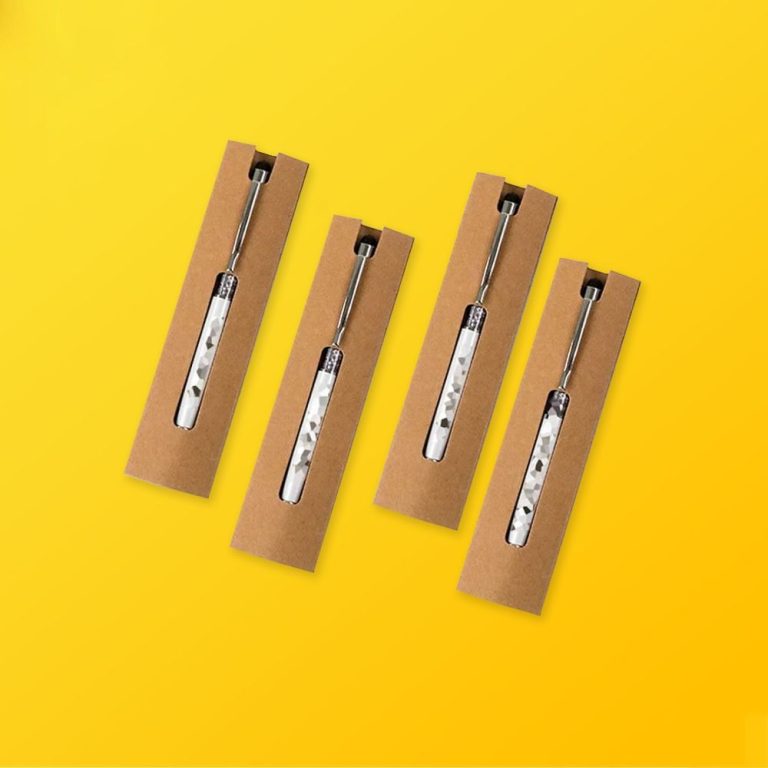 Kraft Stationery Boxes Silver Edge Packaging