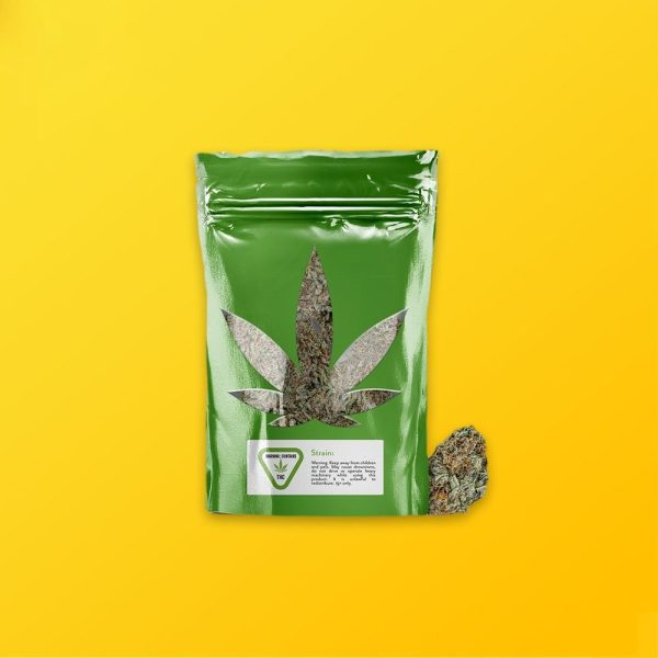 Custom Mylar Weed Bags Silver Edge Packaging