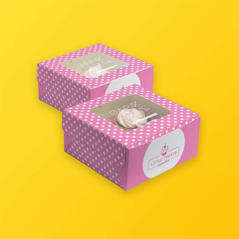 Pink Bakery Boxes