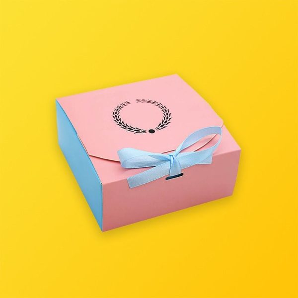 Pink Bakery Boxes Silver Edge Packaging