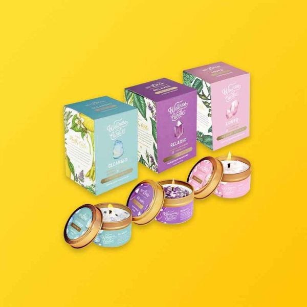 Votive Candle Boxes Silver Edge Packaging