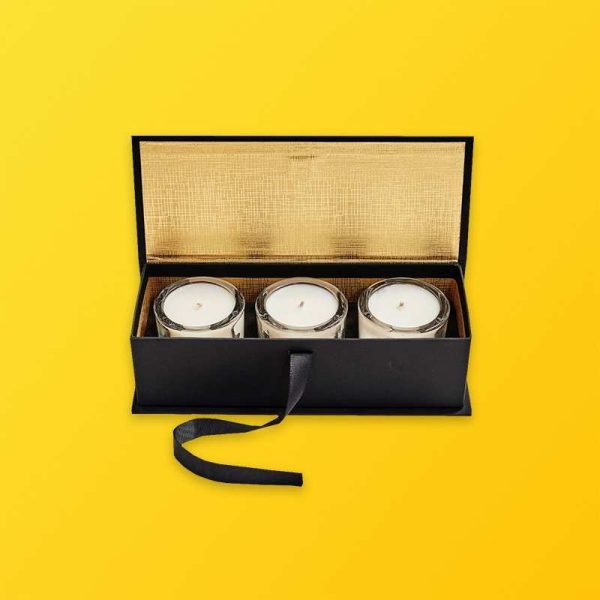 Votive Candle Boxes Silver Edge Packaging