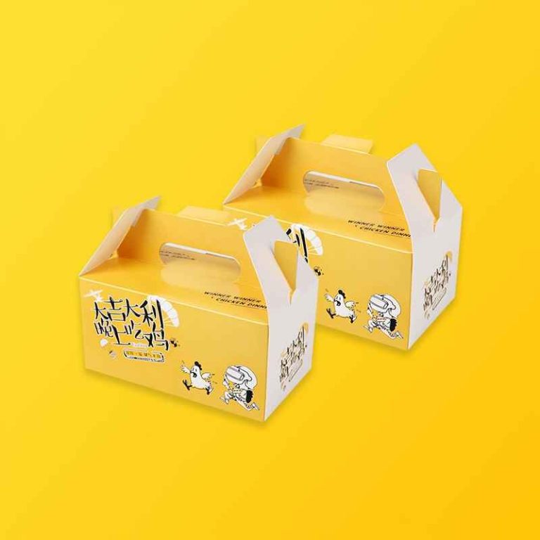 Custom Boxes with Handles Silver Edge Packaging