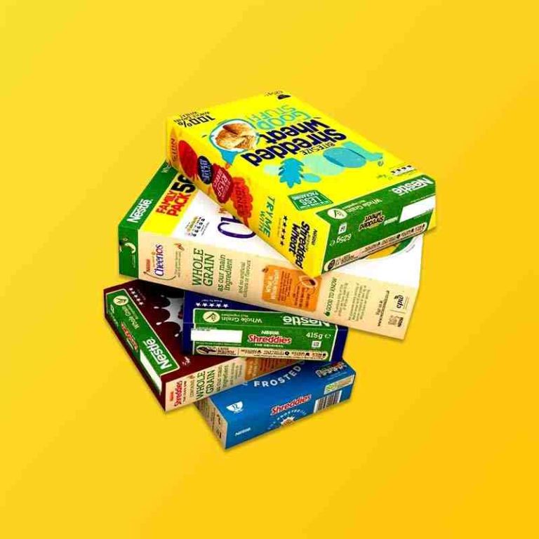 Custom Cardboard Cereal Boxes | Silver Edge Packaging