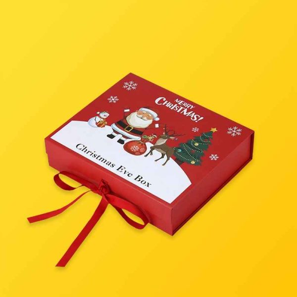 Christmas Favour Boxes Silver Edge Packaging