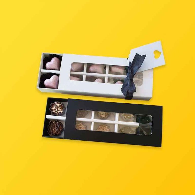 Cookie Boxes with Dividers Silver Edge Packaging