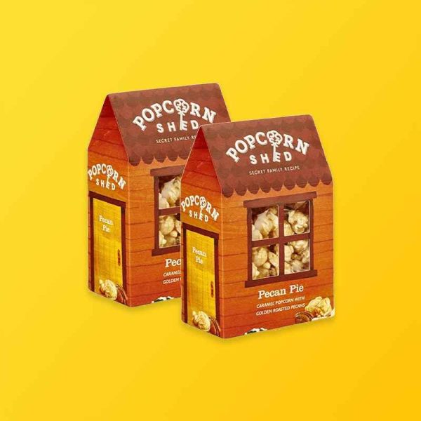 Large Popcorn Boxes Silver Edge Packaging