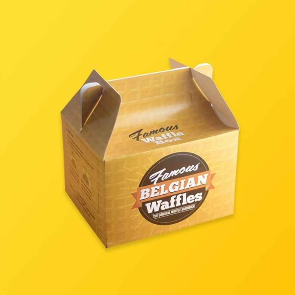 Waffle Box Silver Edge Packaging