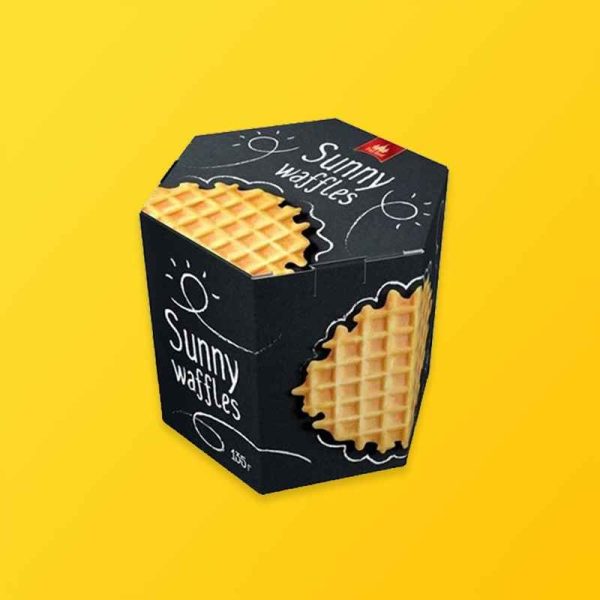 Waffle Box Silver Edge Packaging