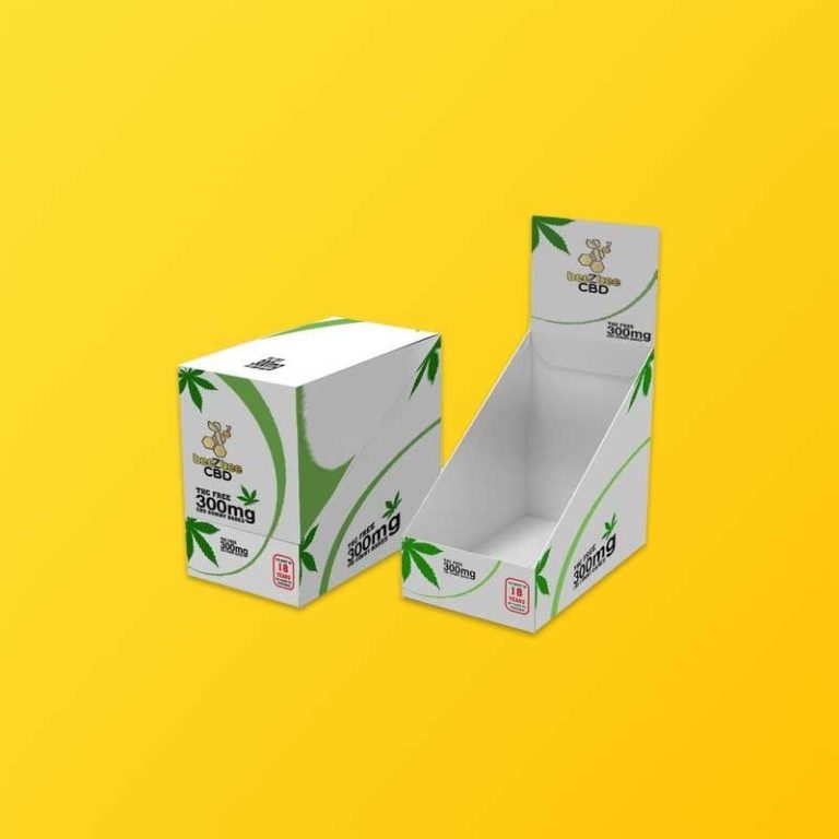 Custom Small Display Box Silver Edge Packaging