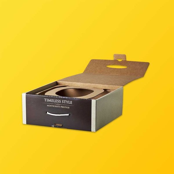 Custom Fedora hat boxes Silver Edge Packaging