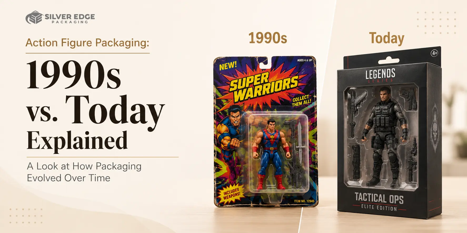 Action Figure Packaging 1990s vs Today Explained