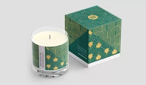 Art Deco Candle Packaging