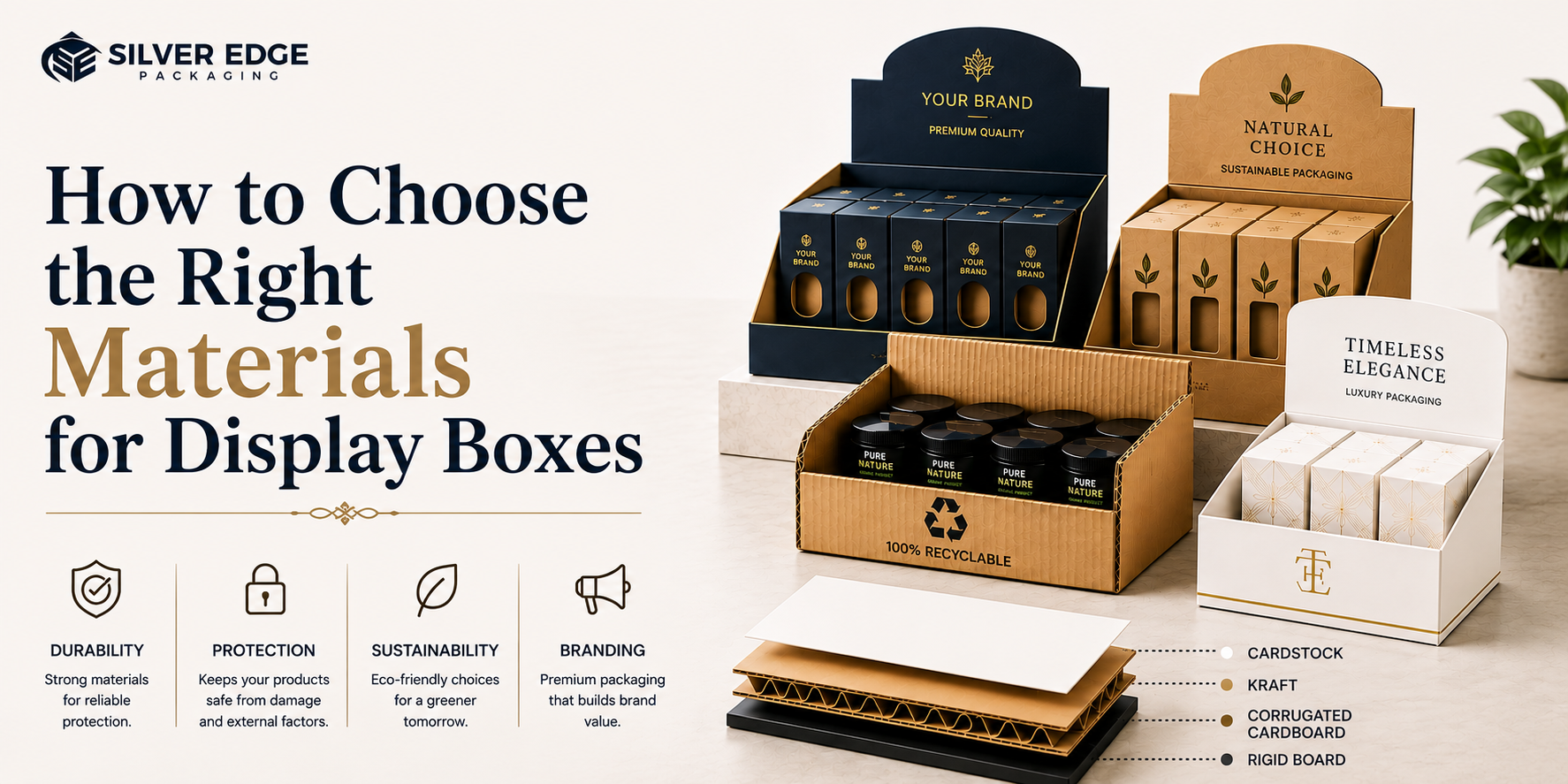 Choose the Right Materials for Display Boxes