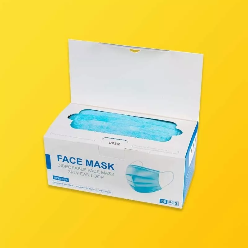 Custom Healthcare Mask Boxes