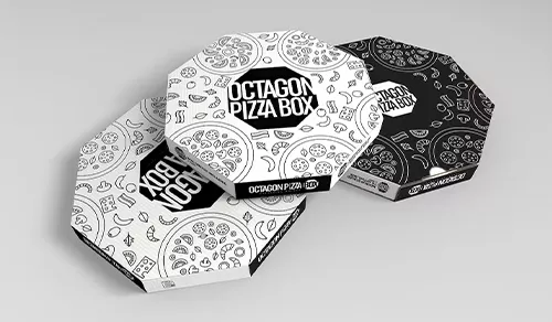 Custom Octagonal Pizza Boxes