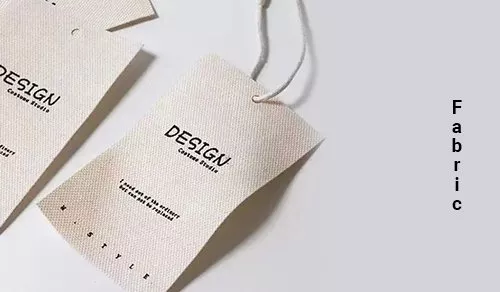 Fabric hang tags 
