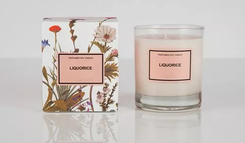 Floral Themed luxury candle packaging ideas 