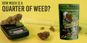 How much is a quarter of weed?